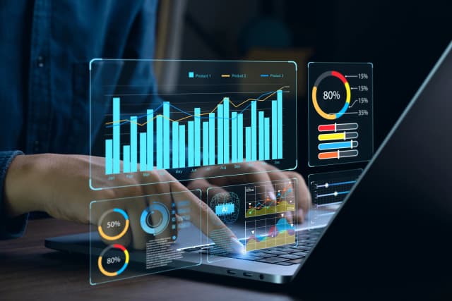 Business intelligence dashboard workspace for Stephen Adjei Kwofie